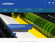 Tablet Screenshot of novotempo-ig.com.br